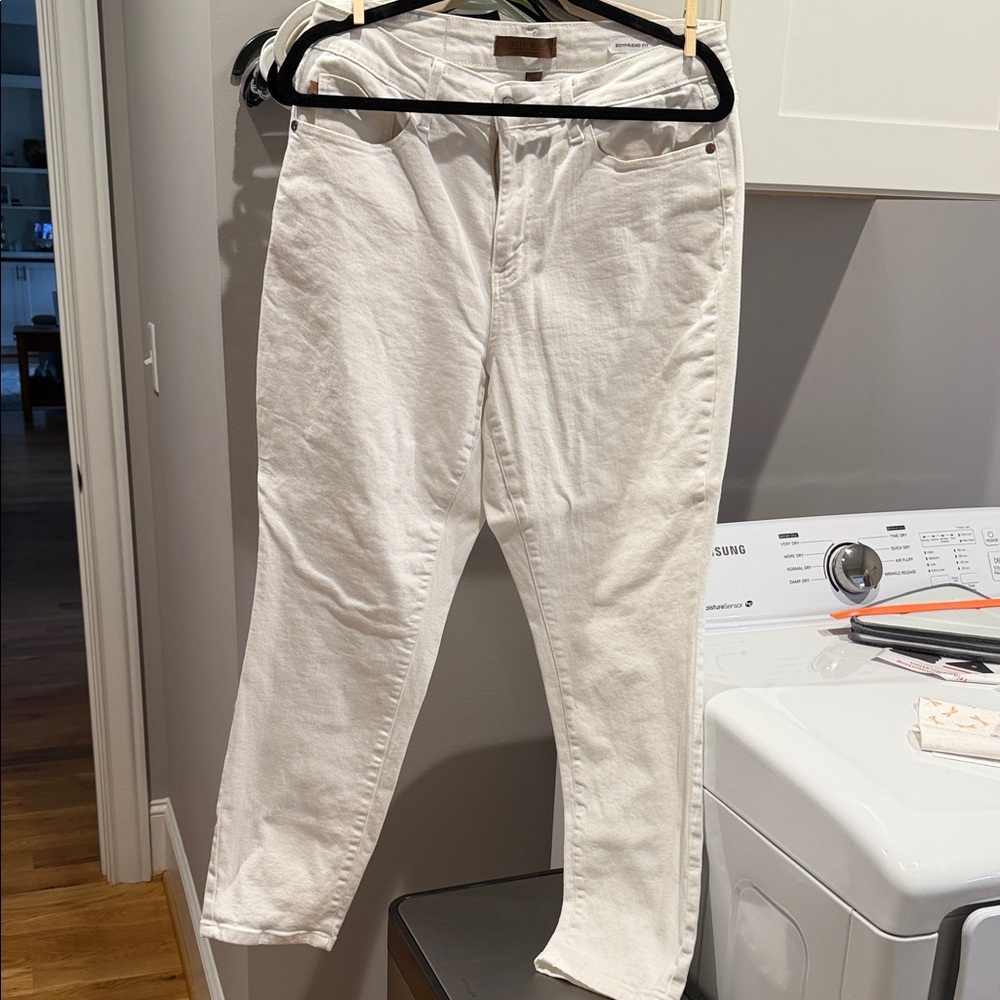 Judy Blue Cream Denim Jeans